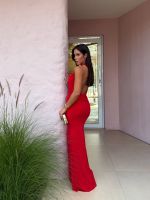 Vestido Longo Azaya - Vermelho