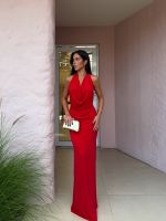 Vestido Longo Azaya - Vermelho