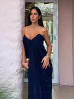 Vestido Longo Kalisse - Marinho