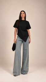 Camiseta Suedine Soho - Preto