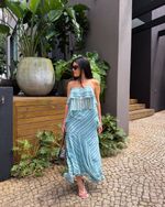 Saia Chiffon Alba - Estampada