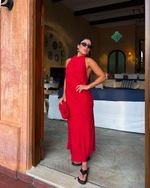 Vestido Midi Solea - Vermelho