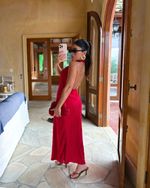 Vestido Midi Solea - Vermelho