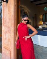 Vestido Midi Solea - Vermelho