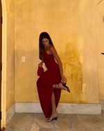 Vestido Longo Amaya - Vermelho