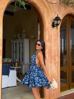 Vestido Curto Bless - Estampado