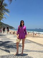 Camisa Linho Sorrento - Fúcsia