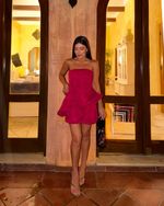 Vestido Curto Aricuri - Cereja