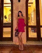 Vestido Curto Aricuri - Cereja