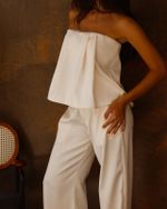 Calça Cetim Azaleia - Off