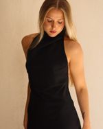Vestido Midi Sóller - Preto
