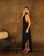 Vestido Midi Sóller - Preto