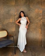 Vestido Midi Sóller - Pérola