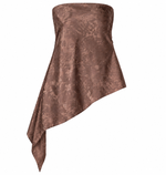Blusa Jacquard Tunísia - Marrom