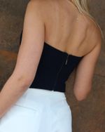 Corset Assimetrico Aurora - Marinho