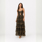 VESTIDO RIO DE JANEIRO RENDA OCRE