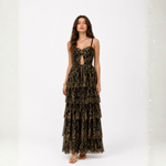 VESTIDO RIO DE JANEIRO RENDA OCRE
