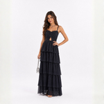 VESTIDO RIO DE JANEIRO PRETO/PRATA