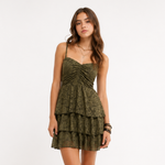 VESTIDO RAFAELA  RENDA VERDE