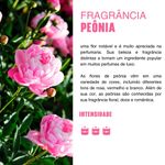 Vela Aromática Perfumada Lata Travel Dourada Flor Peônia Cera Vegetal 90g