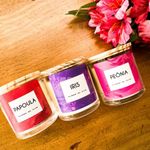 Vela Aromática/Perfumada Copo Flor Íris 190g  | Japanese Garden (BF23)