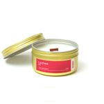 Vela Aromática Perfumada Lata Dourada Travel Lychee 90g