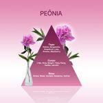 Vela Aromática Perfumada Lata Travel Dourada Flor Peônia Cera Vegetal 90g