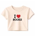 Baby Tee I Love Books 