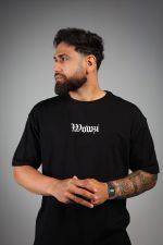Camiseta Oversized Lagrimas - Preta