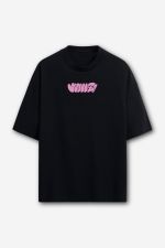 Camiseta Oversized Hello Pump - Preta