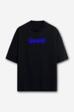Camiseta Oversized Cyber - Preta