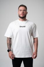 Camiseta Oversized Cyber - Off white