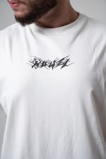 Camiseta Oversized Cyber - Off white