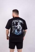 Camiseta Oversized Poseidon - Preta