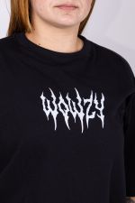 Camiseta Oversized Medusa - Preta
