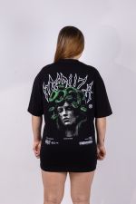 Camiseta Oversized Medusa - Preta