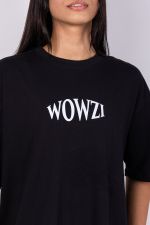 Camiseta Oversized Athenas - Preta