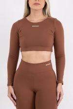 Calça Legging Lisa- Marrom