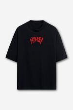 Camiseta Oversized Nightmare - Preta