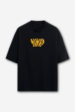 Camiseta Oversized Predator - Preta