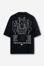 Camiseta Oversized Beast - Preta
