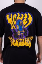 Camiseta Oversized Predator - Preta