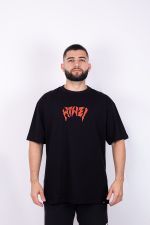 Camiseta Oversized Nightmare - Preta
