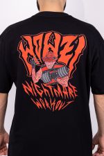 Camiseta Oversized Nightmare - Preta