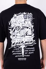 Camiseta Oversized Energia - Preta