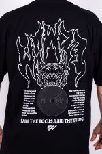 Camiseta Oversized Beast - Preta