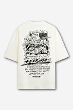 Camiseta Oversized Energia - Off white