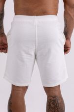 Bermuda Moletom Skull Face - Off White