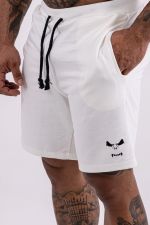 Bermuda Moletom Skull Face - Off White