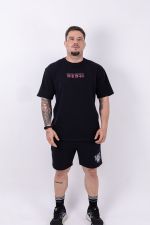Camiseta Oversized Savage Instinct - Preta
